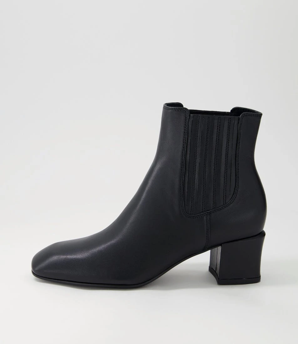 Elsea Black Leather Chelsea Boots 3 Elsea Black Leather Chelsea Boots