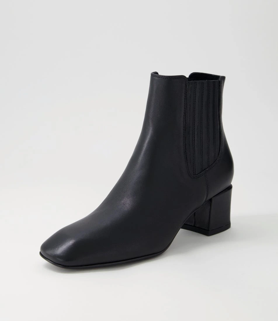 Elsea Black Leather Chelsea Boots 4 Elsea Black Leather Chelsea Boots - Image 2