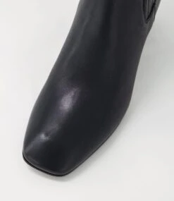 Elsea Black Leather Chelsea Boots 10 Elsea Black Leather Chelsea Boots -Lynx Shoes Shop TO13232BLALE 5