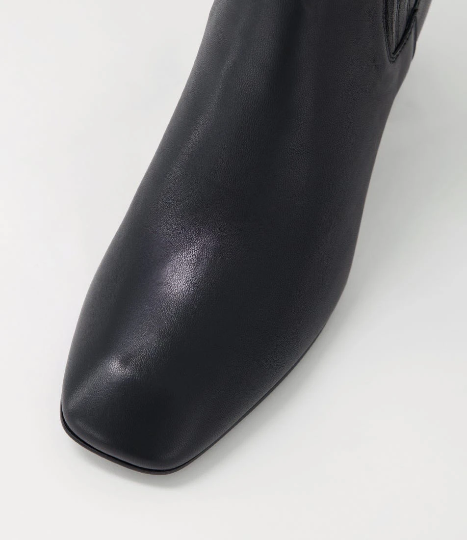 Elsea Black Leather Chelsea Boots 6 Elsea Black Leather Chelsea Boots - Image 4