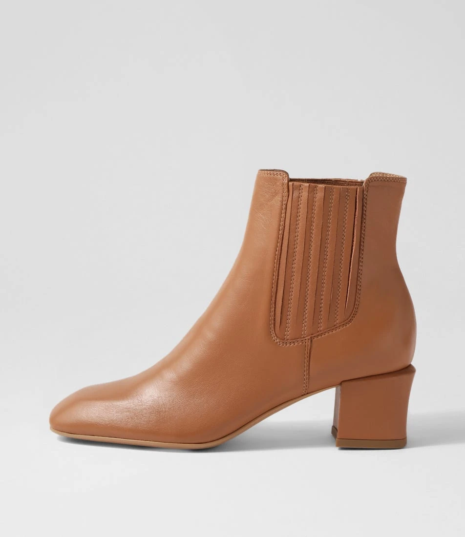 Elsea Tan Leather Chelsea Boots 3 Elsea Tan Leather Chelsea Boots