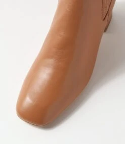 Elsea Tan Leather Chelsea Boots 10 Elsea Tan Leather Chelsea Boots -Lynx Shoes Shop TO13232TANLE 5