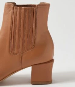 Elsea Tan Leather Chelsea Boots 11 Elsea Tan Leather Chelsea Boots -Lynx Shoes Shop TO13232TANLE 6