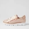 Elos Dusty Pink Pale Rose Gold Leather Sneakers -Lynx Shoes Shop TO13235P3ZLE 2