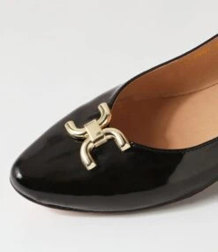 Felinna Black Patent Leather Flat Shoes -Lynx Shoes Shop TO13241BLAPL 6