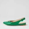 Felinna Emerald Patent Leather Flat Shoes -Lynx Shoes Shop TO13241H15PL 2