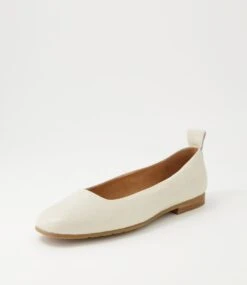 Murlena Almond Leather Ballet Flats 8 Murlena Almond Leather Ballet Flats -Lynx Shoes Shop TO13259NLSLE 3