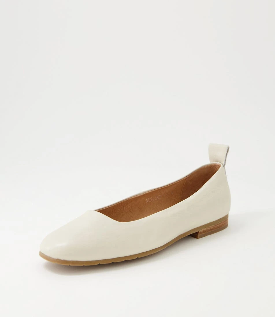 Murlena Almond Leather Ballet Flats 4 Murlena Almond Leather Ballet Flats - Image 2