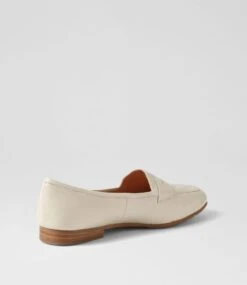 Melinato Almond Leather Loafers -Lynx Shoes Shop TO13260NLSLE 4