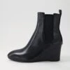 Mimer Black Leather Chelsea Boots 2 Mimer Black Leather Chelsea Boots -Lynx Shoes Shop TO13265B66LE 2