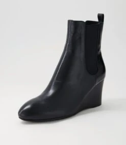 Mimer Black Leather Chelsea Boots 8 Mimer Black Leather Chelsea Boots -Lynx Shoes Shop TO13265B66LE 3