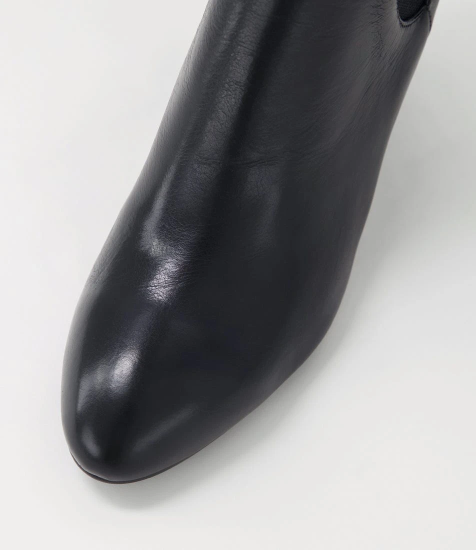 Mimer Black Leather Chelsea Boots 6 Mimer Black Leather Chelsea Boots - Image 4