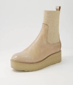 Nennet Camel Mix Chelsea Boots -Lynx Shoes Shop TO13269N58EX 3