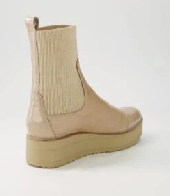 Nennet Camel Mix Chelsea Boots -Lynx Shoes Shop TO13269N58EX 4