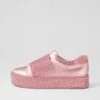 Nellee Pink Satin Metallic Leather Jewels Sneakers -Lynx Shoes Shop TO13271MZO2I 2