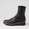 Olissar Black Stretch Ankle Boots -Lynx Shoes Shop TO13275B75JZ 2