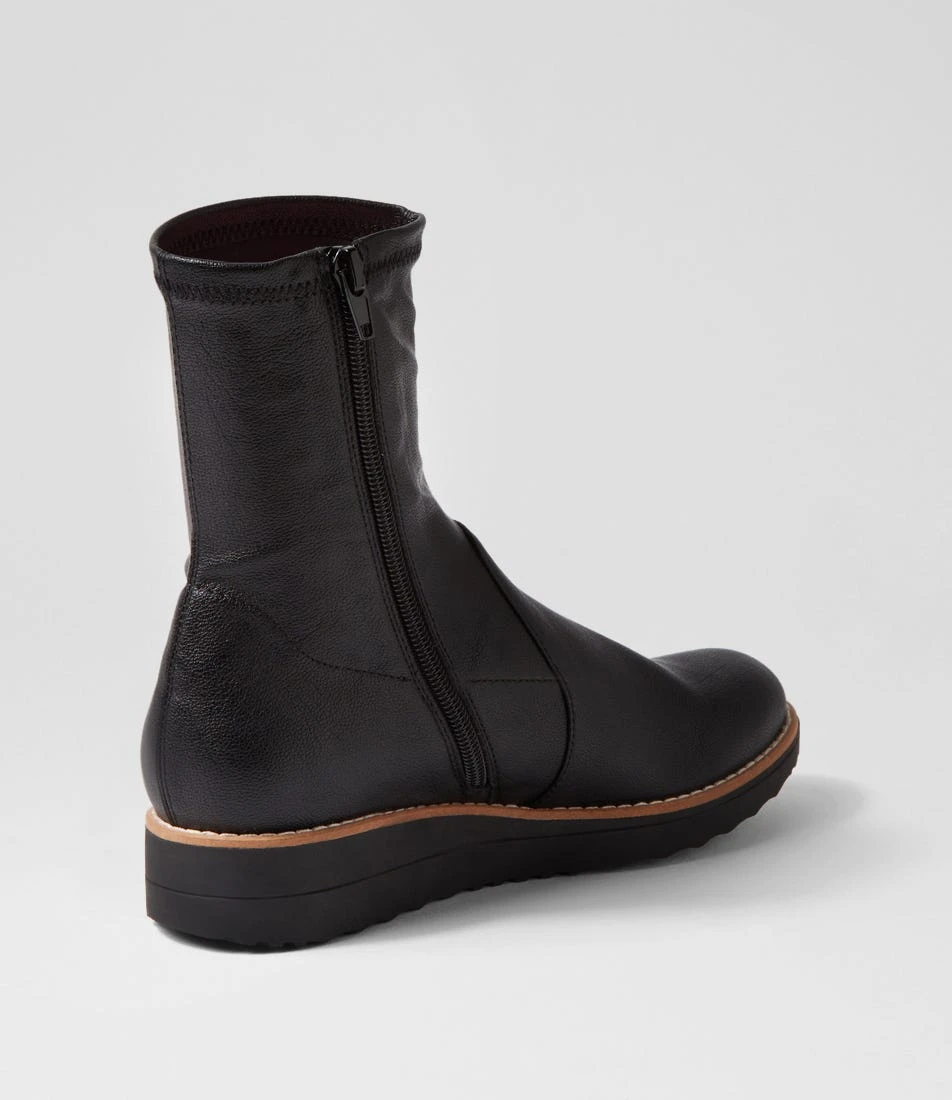 Olissar Black Stretch Ankle Boots 5 Olissar Black Stretch Ankle Boots - Image 3