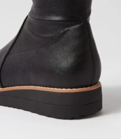 Olissar Black Stretch Ankle Boots 11 Olissar Black Stretch Ankle Boots -Lynx Shoes Shop TO13275B75JZ 6