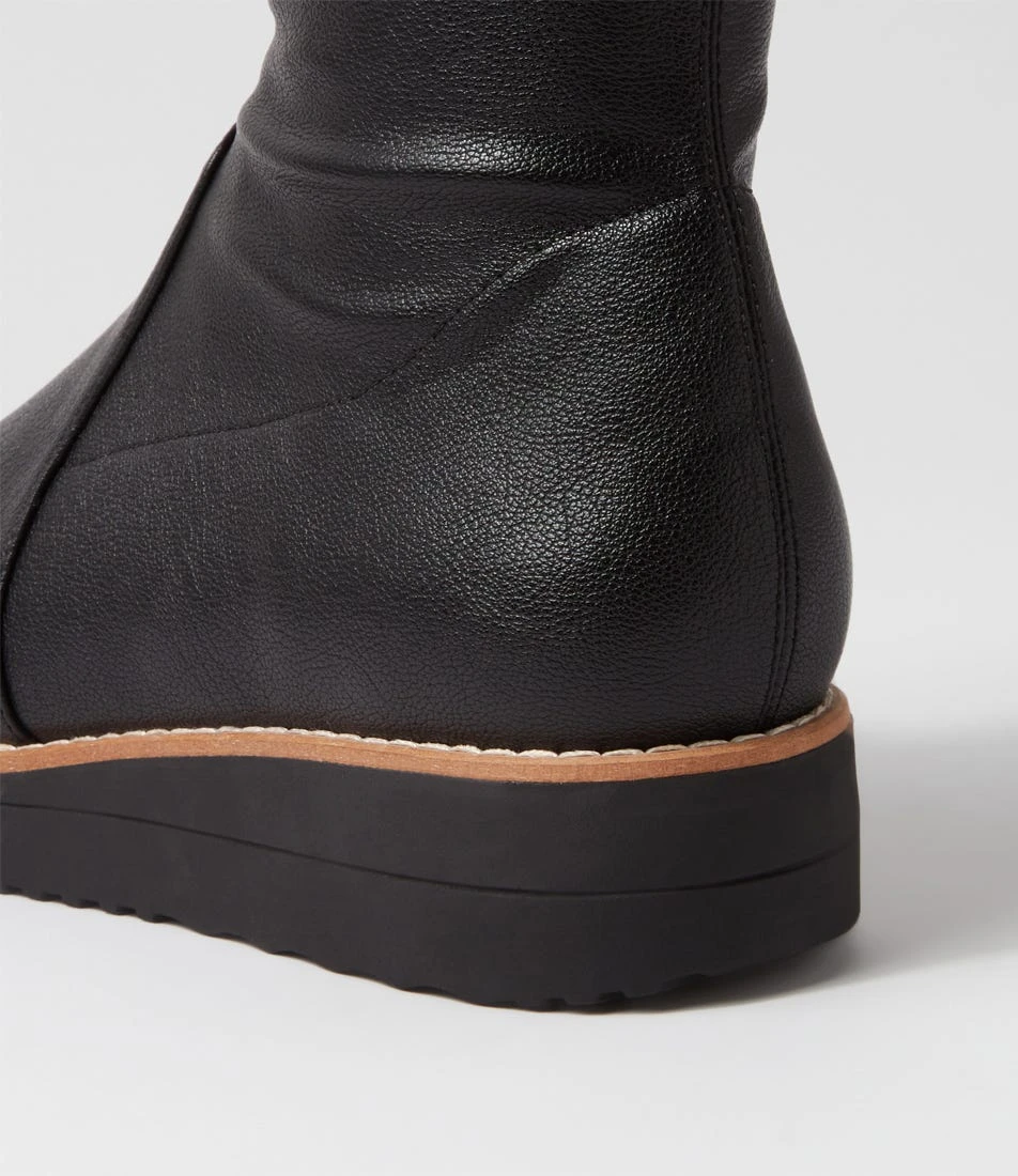 Olissar Black Stretch Ankle Boots 7 Olissar Black Stretch Ankle Boots - Image 5