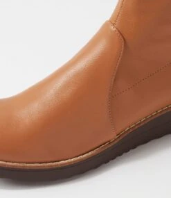 Olissar Tan Choc Stretch Ankle Boots -Lynx Shoes Shop TO13275TNSJZ 6