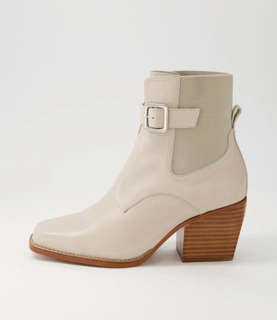 Relsea Almond Leather Elastic Chelsea Boots 3 Relsea Almond Leather Elastic Chelsea Boots