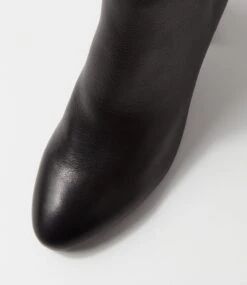 Ufollow Black Leather Ankle Boots 10 Ufollow Black Leather Ankle Boots -Lynx Shoes Shop TO13290B66LE 5