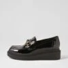 Zidaz Black Patent Leather Loafers