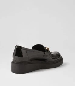 Zidaz Black Patent Leather Loafers -Lynx Shoes Shop TO13298B75PL 4