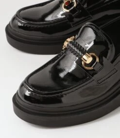 Zidaz Black Patent Leather Loafers -Lynx Shoes Shop TO13298B75PL 6