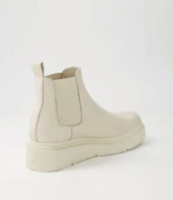 Zoopy Milk Leather Elastic Chelsea Boots 9 Zoopy Milk Leather Elastic Chelsea Boots -Lynx Shoes Shop TO13304WZ463 4