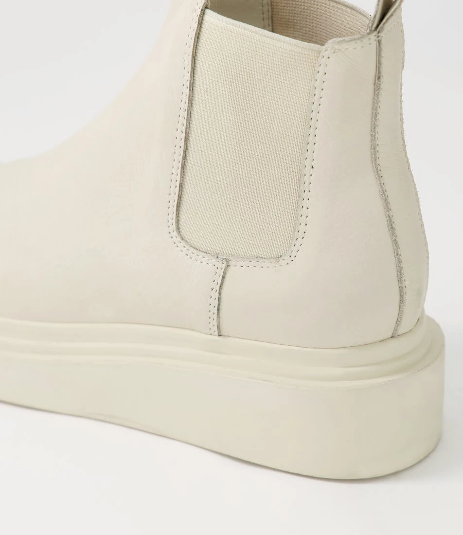 Zoopy Milk Leather Elastic Chelsea Boots 7 Zoopy Milk Leather Elastic Chelsea Boots - Image 5