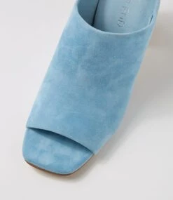 Ceddie Denim Suede Mules -Lynx Shoes Shop TO13344DADSU 5