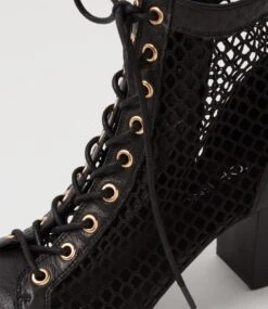 Cluckie Black Mesh Leather Sandals 11 Cluckie Black Mesh Leather Sandals -Lynx Shoes Shop TO13346B6673 6