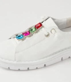 Erzzi White Bright Multi Sneakers -Lynx Shoes Shop TO13354W74HG 6