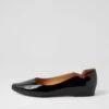 Shaffer Black Patent Leather Flat Shoes -Lynx Shoes Shop TO13433BLAPL 2