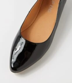 Shaffer Black Patent Leather Flat Shoes 10 Shaffer Black Patent Leather Flat Shoes -Lynx Shoes Shop TO13433BLAPL 5