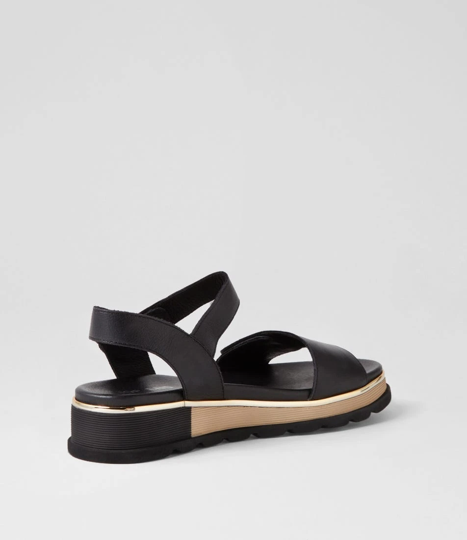 Ulissa Black Leather Sandals 5 Ulissa Black Leather Sandals - Image 3