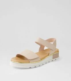 Ulissa Dusty Pink Leather Sandals -Lynx Shoes Shop TO13444P17LE 3