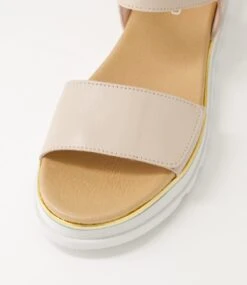 Ulissa Dusty Pink Leather Sandals -Lynx Shoes Shop TO13444P17LE 5