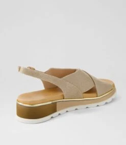 Ulrika Taupe Lizard Leather Sandals 9 Ulrika Taupe Lizard Leather Sandals -Lynx Shoes Shop TO13449NGV95 4