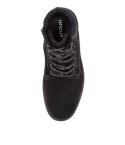 Thatcher Black Lace Up Boots -Lynx Shoes Shop UN10088BLAPY 6